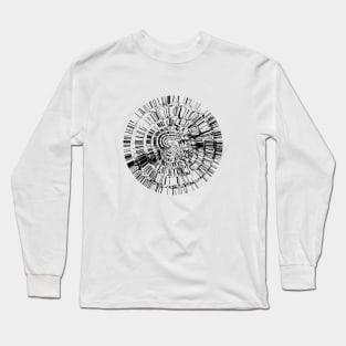 Aphex Twin Collapse EP Album White Design Long Sleeve T-Shirt